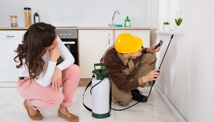 سم پاشی کابینت آشپزخانه