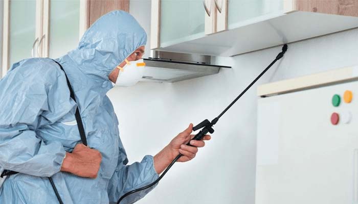 سم پاشی کابینت آشپزخانه